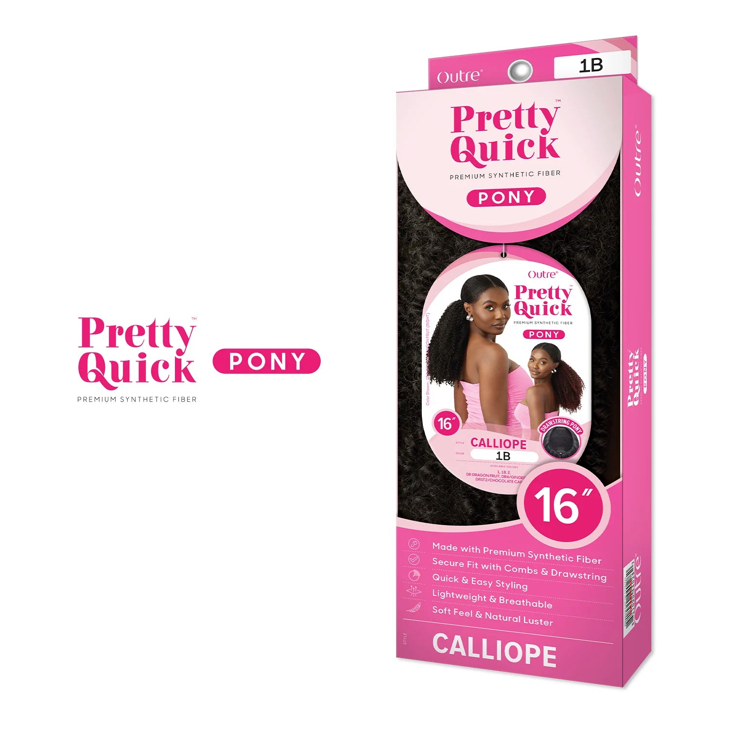 Outre Drawstring Synthetic Ponytail Pretty Quick Pony Calliope