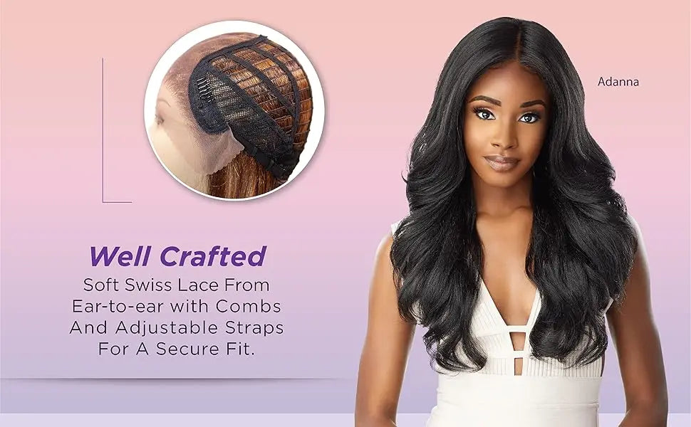 Sensationnel Cloud 9 What Lace HD Lace Front Wig 13X6 Solana – Long Body wave, Pre-Plucked, Natural Look, Heat Safe
