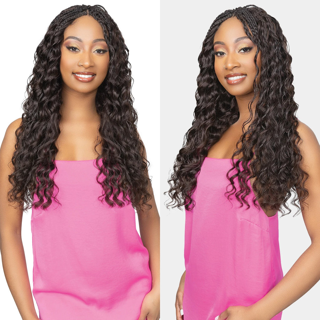 Janet Collection Human Hair Braids Loose Deep Bulk 18"