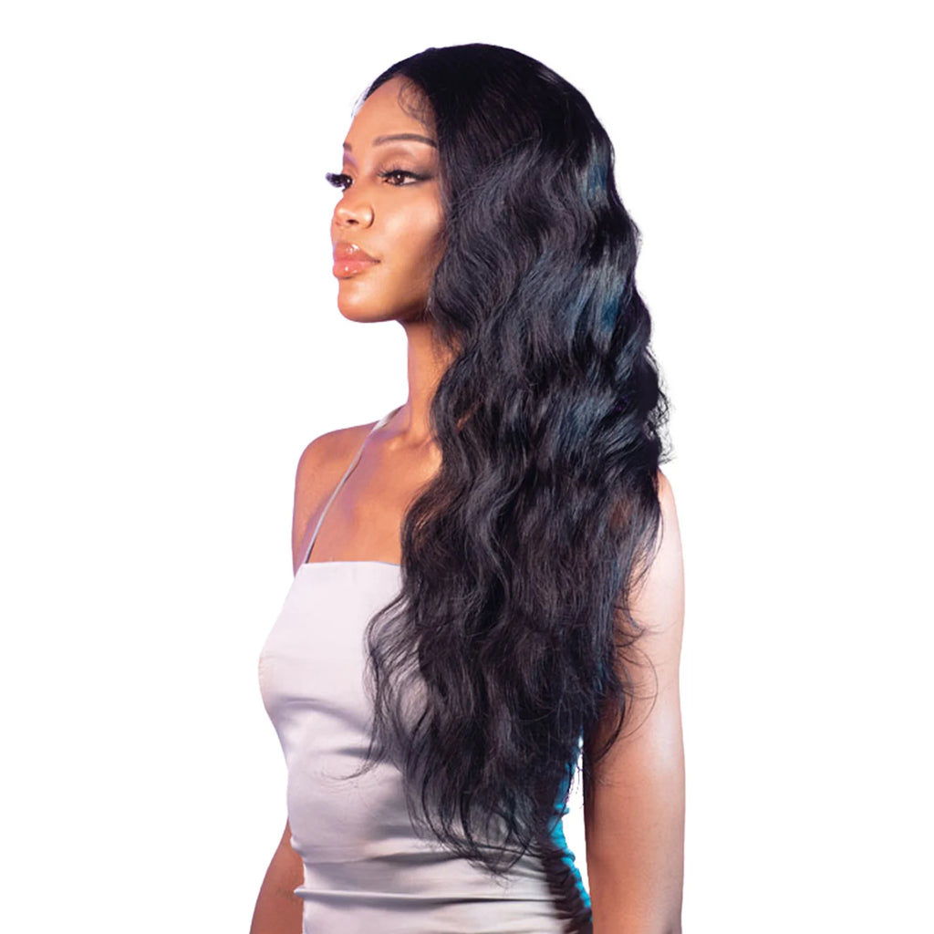 Shake-N-Go Virgin Remy Hair Glossy HD Lace Closure 4X4 Body Wave 12"