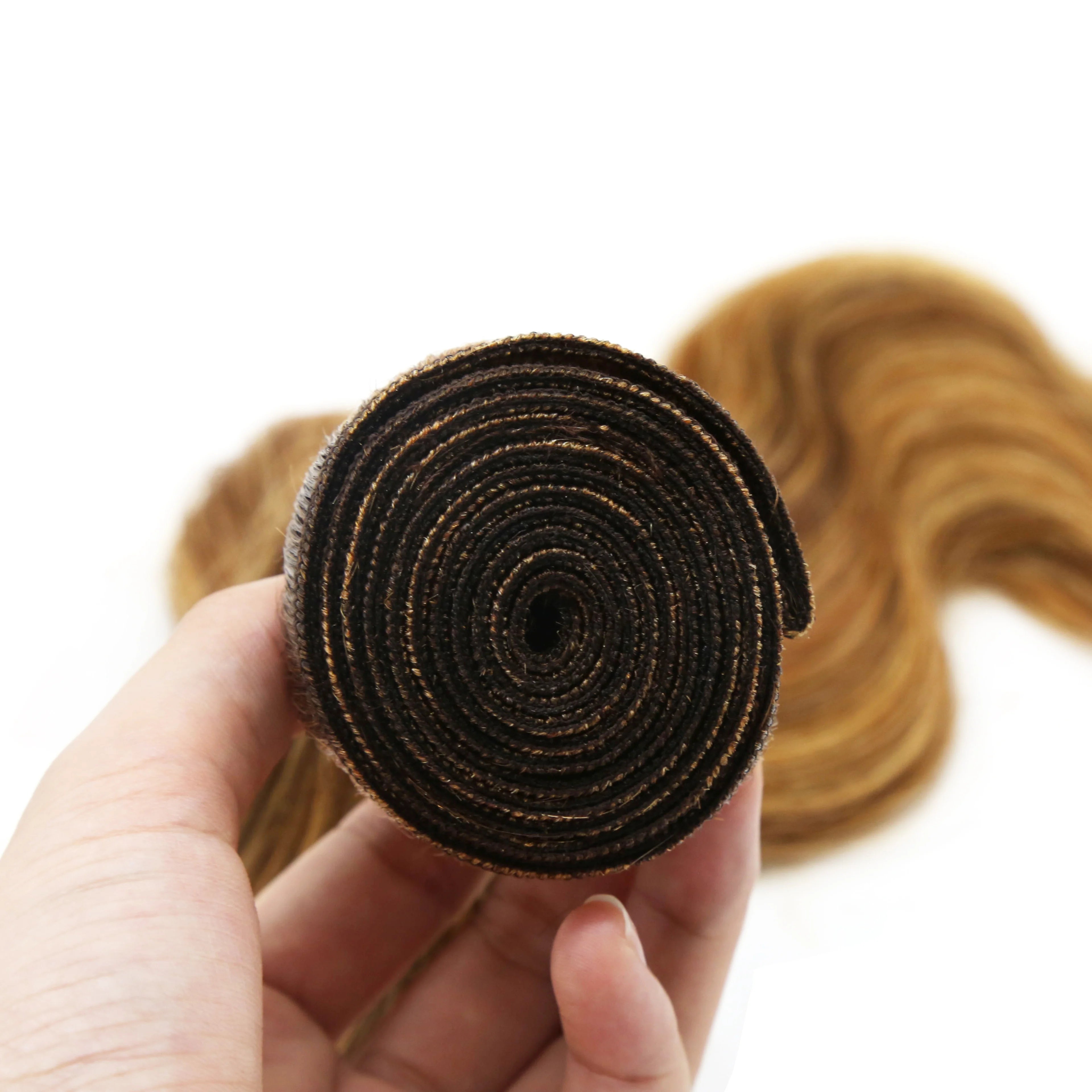 4 27 Body Wave Virgin Human Hair Highlight Honey Blonde Color 100 Brazilian Hair 3 Bundles Body Wave Human Hair for Black Women