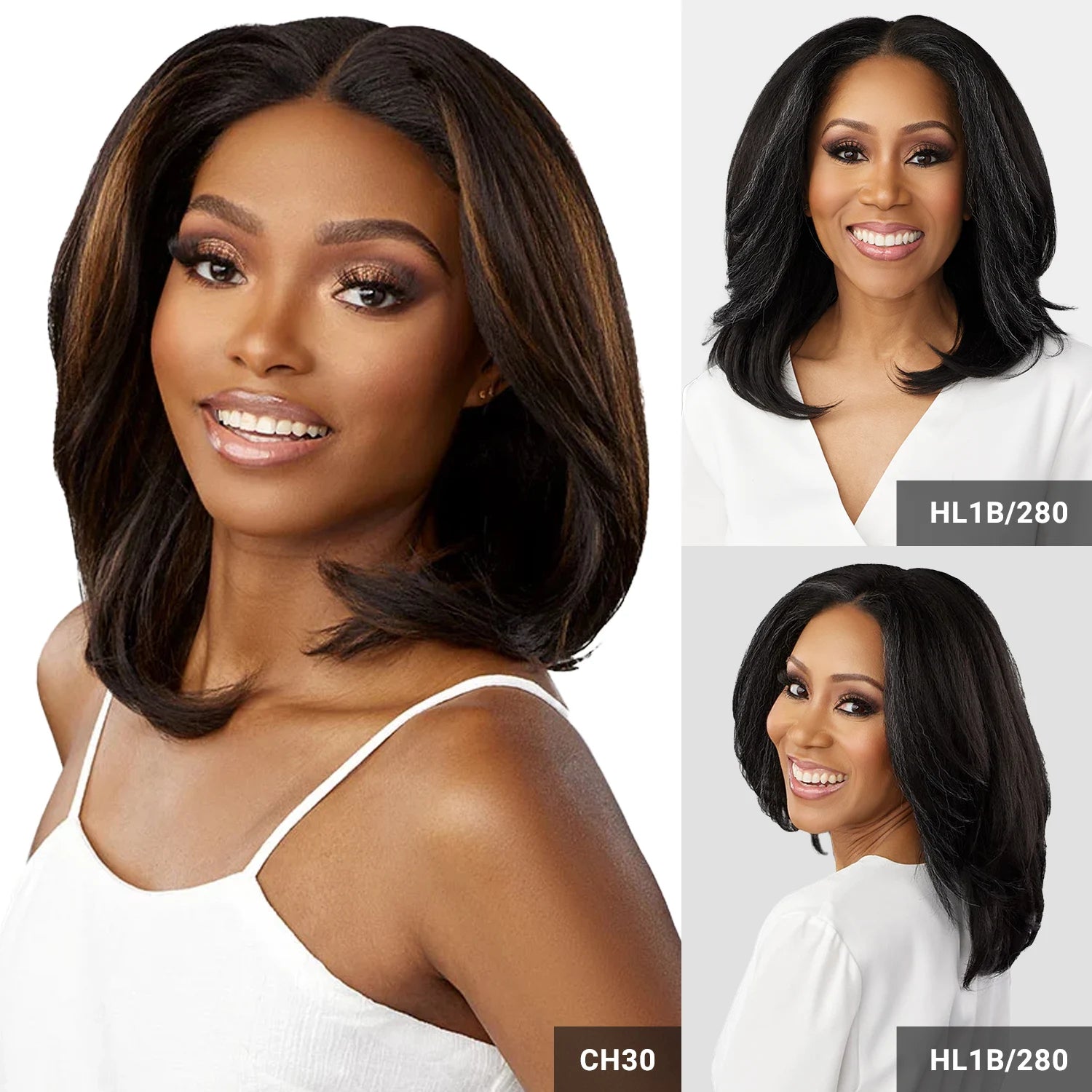 Sensationnel Dashly HD Lace Front Wig Salt N Pepper SP Unit 3 - Breathable Lace, Realistic Appearance, Easy Styling
