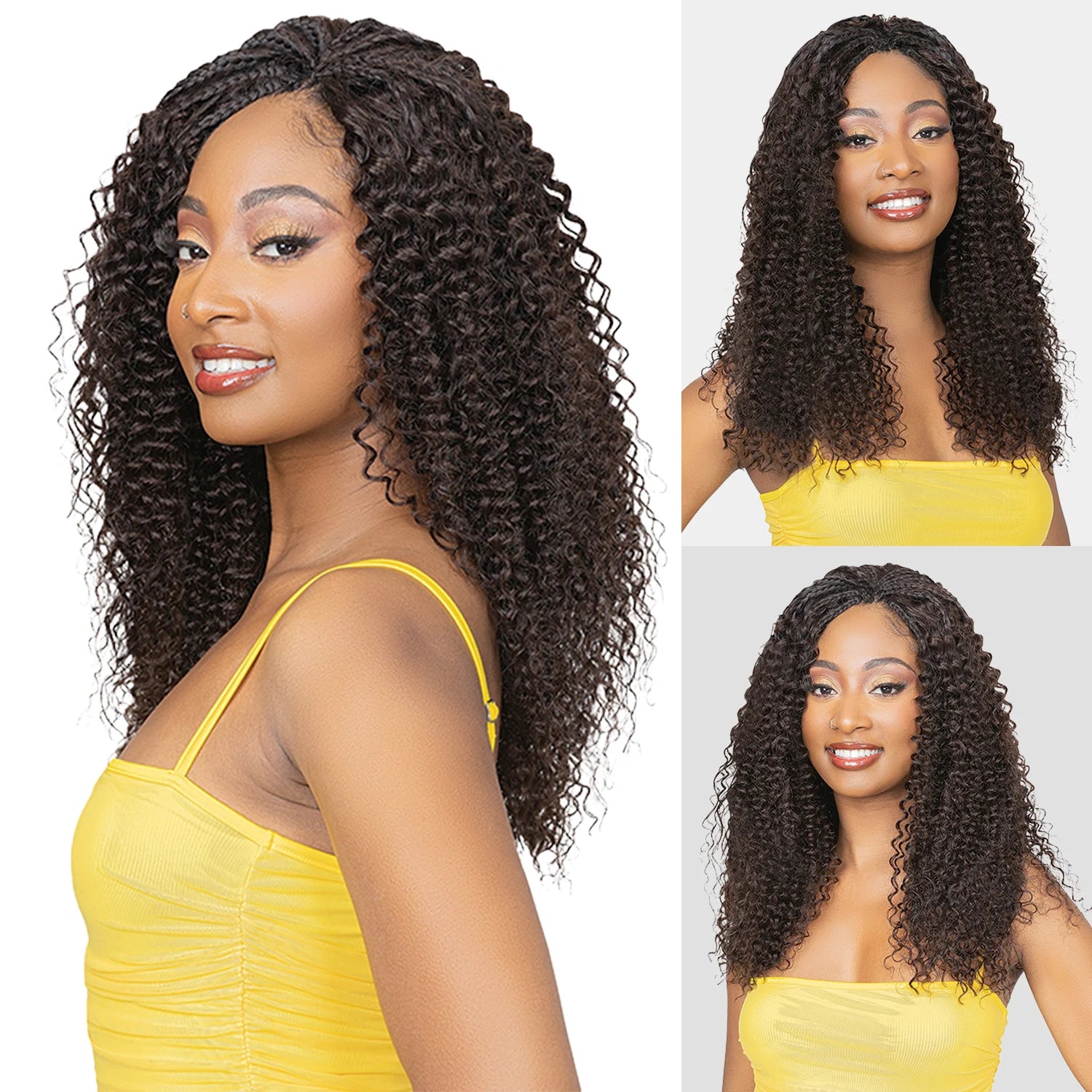 Janet Collection Human Hair Crochet Braids Encore La Vie Bohemian Deep Bulk (18-24")