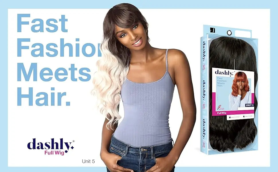 Sensationnel Dashly Wig UNIT 16 - Bob, Fashionable Style, Effortless Wear, Natural Look