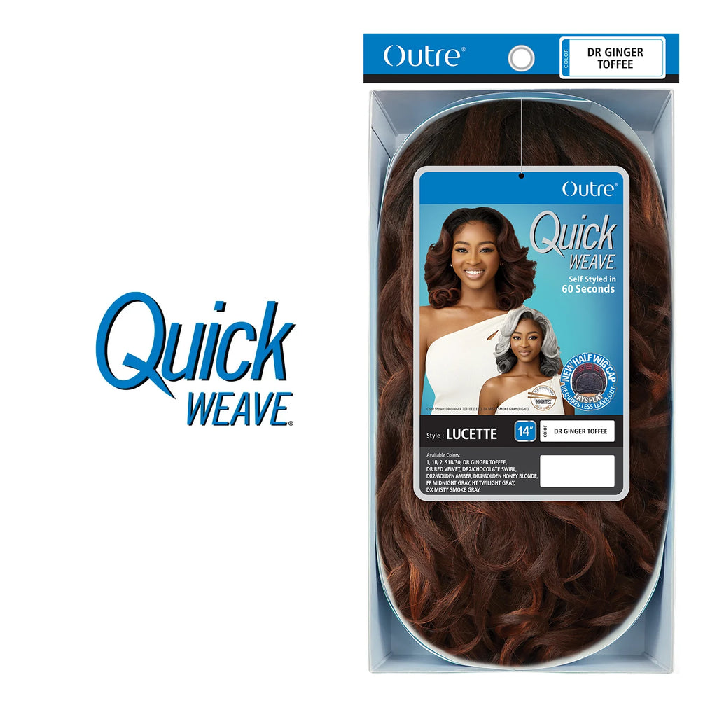 Outre Synthetic Half Wig Quick Weave Lucette