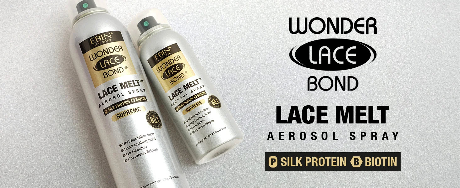 Ebin New York Wonder Bond Melt Spray Silk Protein - Long lasting Hold, Smooth Shine, Frizz Control