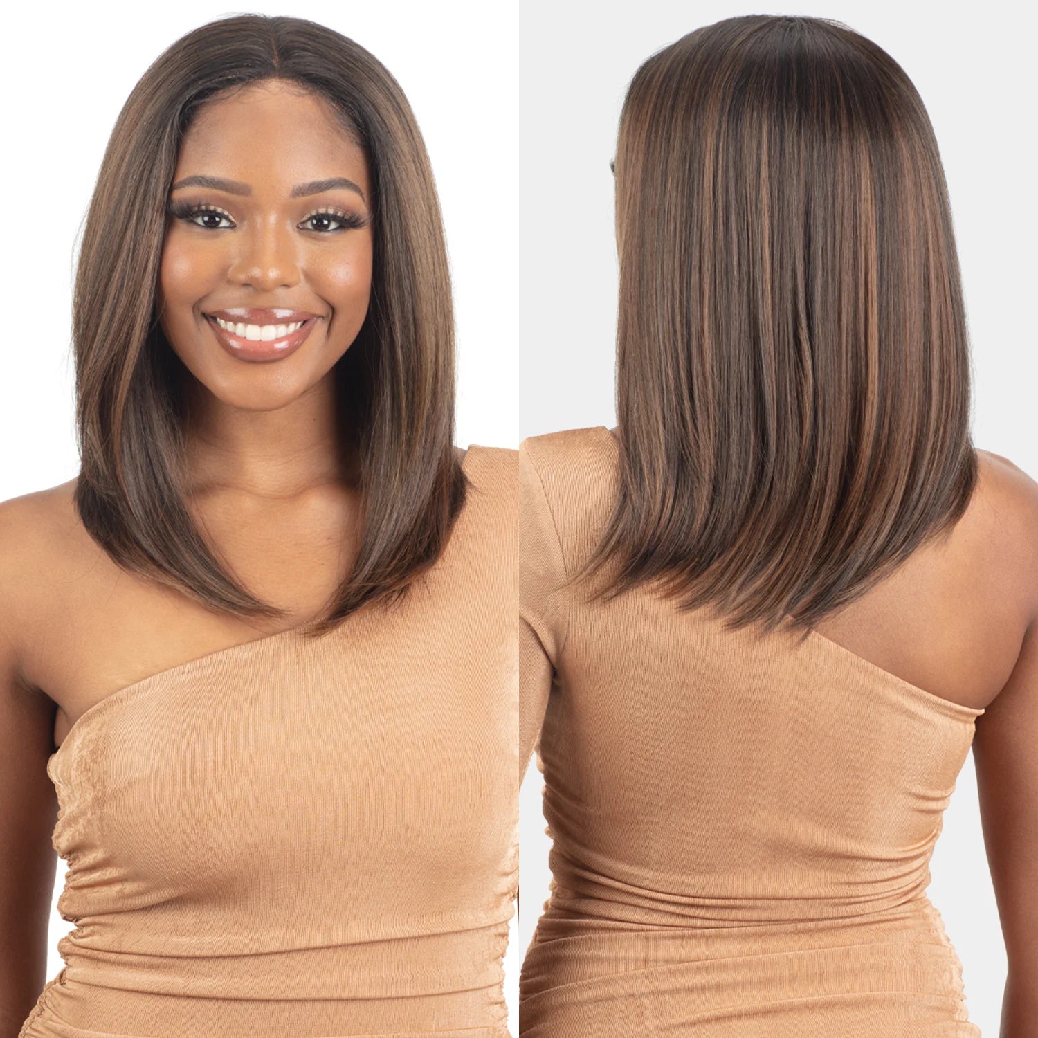 Milky Way Human Hair Blend HD Lace Front Synthetic Wig Legacy Faithful