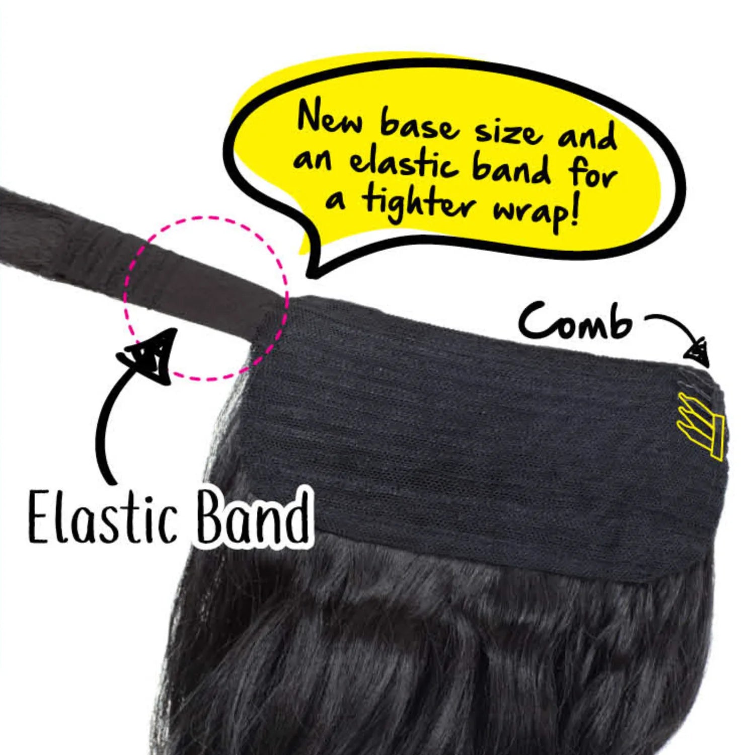 Milky Way Organique Pony Pro Express Wrap Synthetic Ponytail Mali Curl