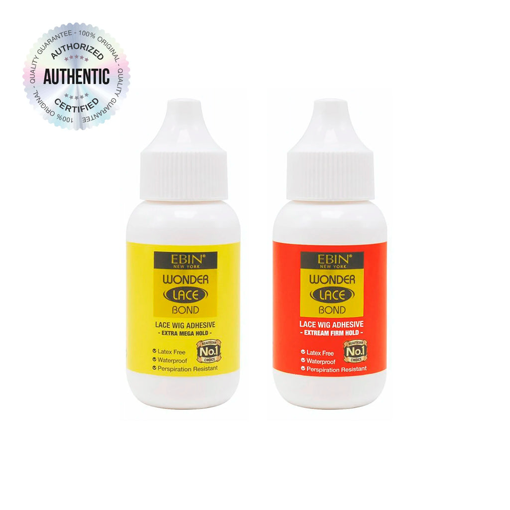 Ebin New York Wonder Lace Bond 1.18oz - Strong Hold, Quick Drying, Ideal for Daily Wear