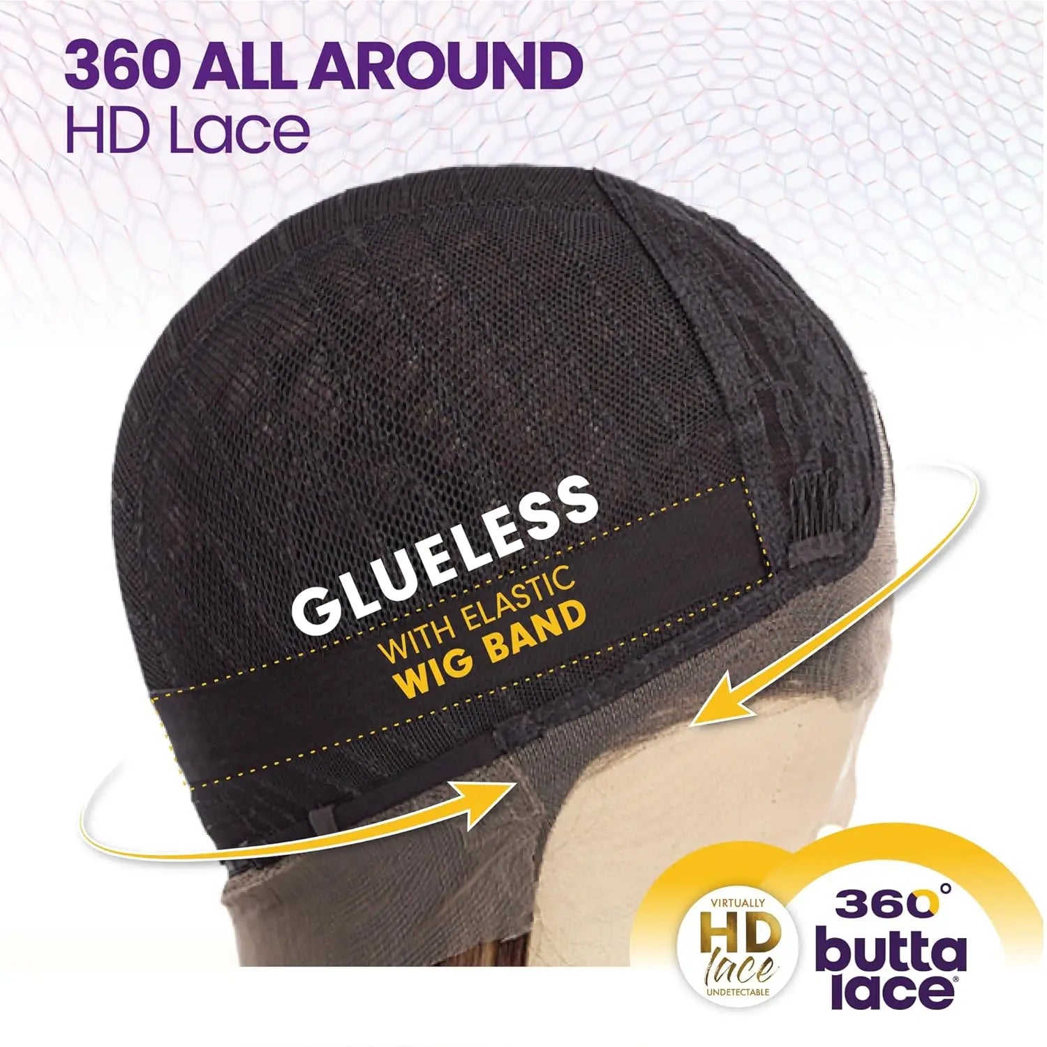 Sensationnel Glueless Butta 360 HD Lace Front Wig Unit 6 - Tight Curly Style, Ultra-Smooth, Natural Look