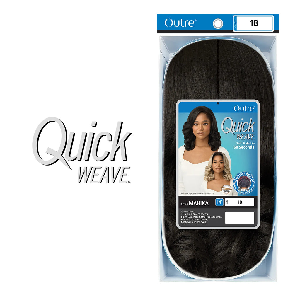 Outre Half Wig Synthetic Quick Weave Mahika
