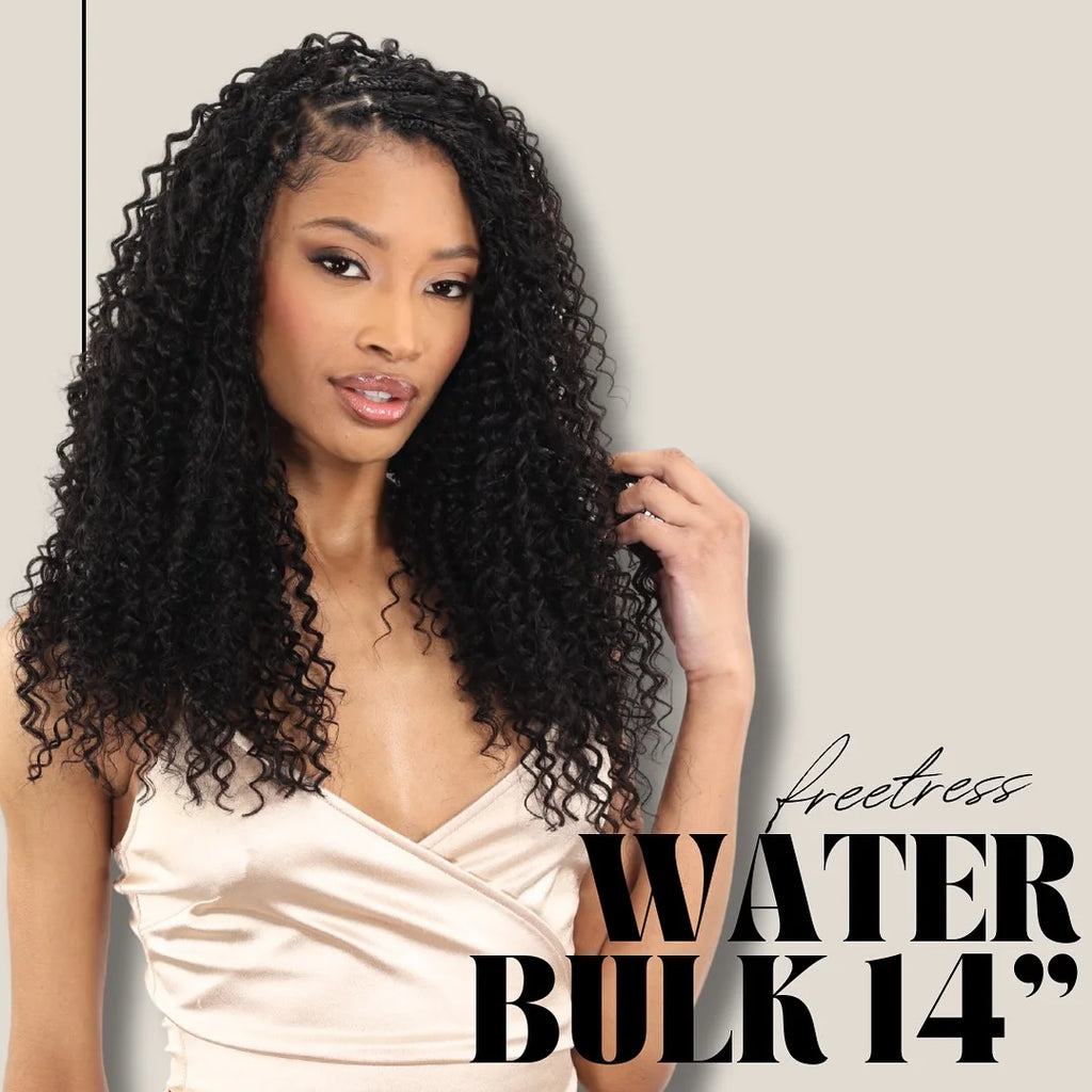 FreeTress Human Hair Braids Water Bulk 14"
