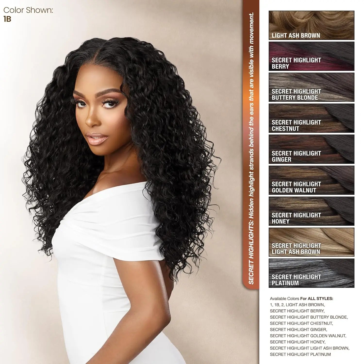 Sensationnel Glueless BareLace HD Lace Front Wig 13X6 Unit 2 – Pre-Plucked, Glueless, Heat Safe