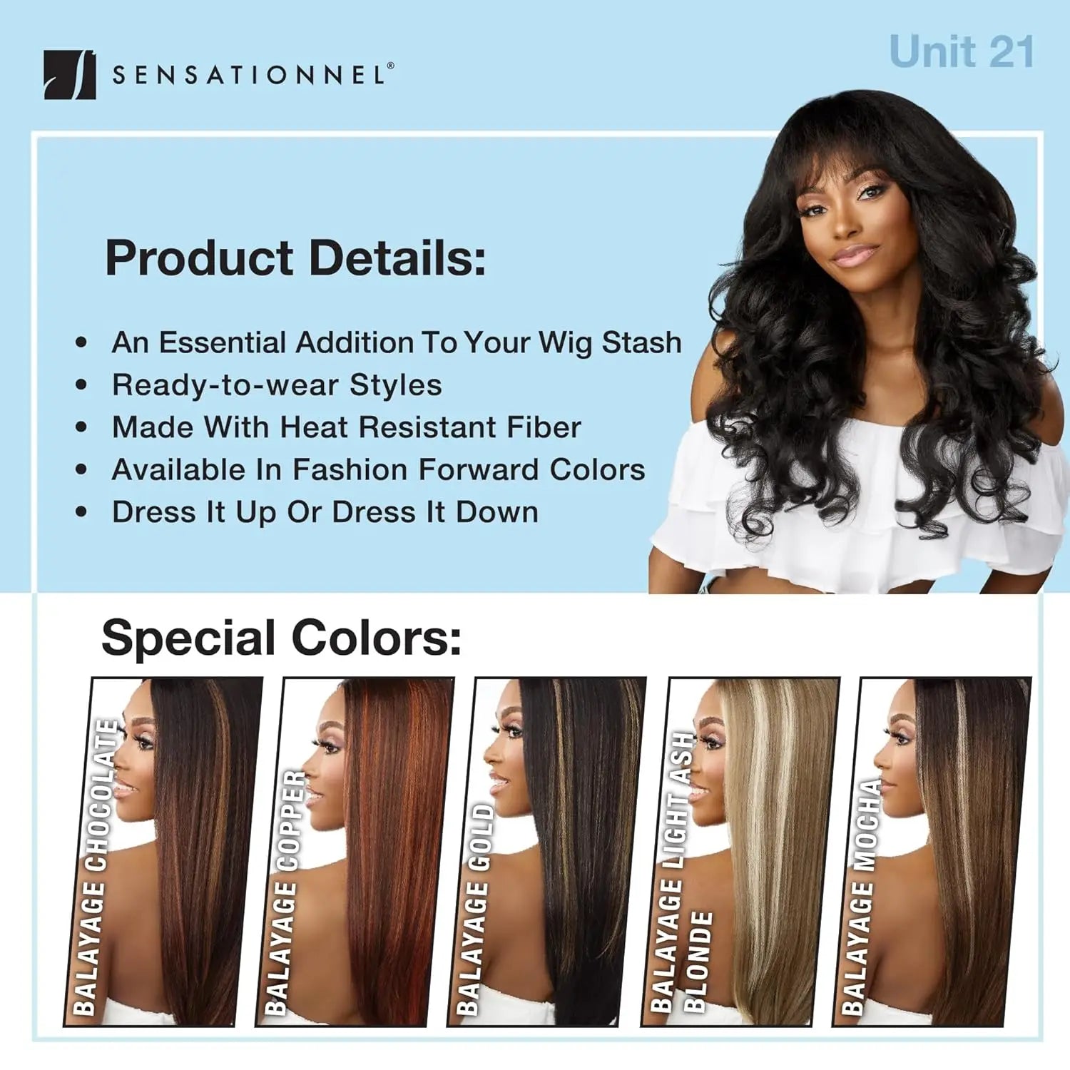 Sensationnel Dashly Synthetic Wig Unit 21
