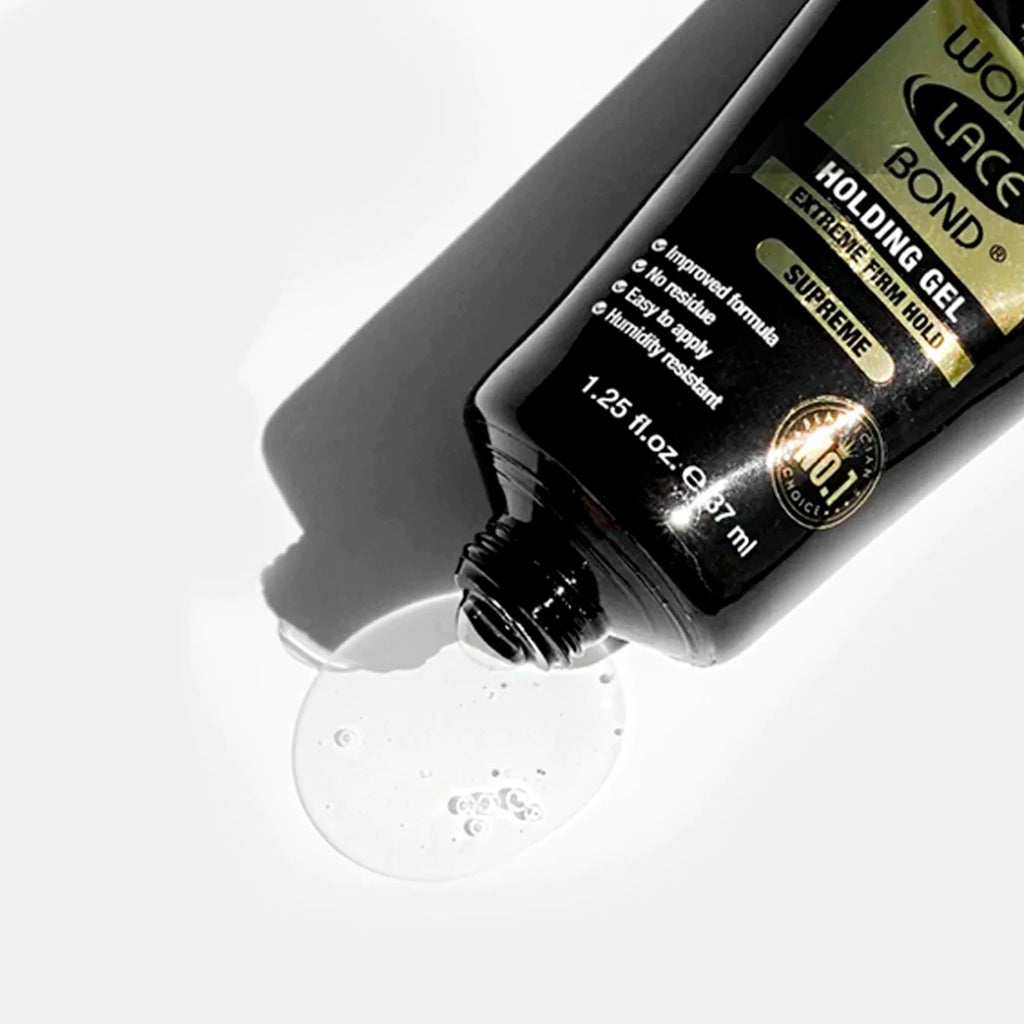 Ebin New York Wonder Lace Bond Holding Gel 1.25oz/ 37ml - Strong Hold, Quick-Drying, Ideal for Lace Wigs & Daily Styling