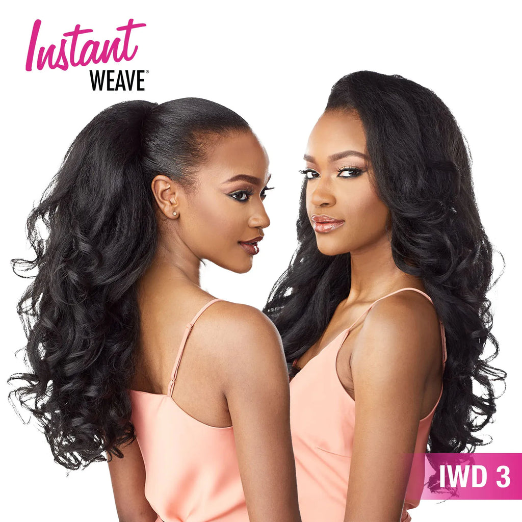 Sensationnel Half Wig Instant Weave Drawstring Cap IWD 3 – Quick Style, Easy Application, Natural Look
