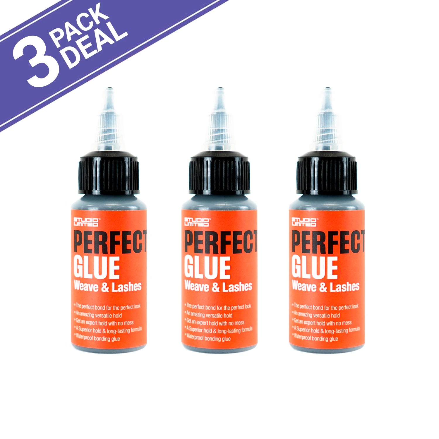 Studio Limited Perfect Glue Weave & Lashes - Secure, Strong, Long-Lasting Hold