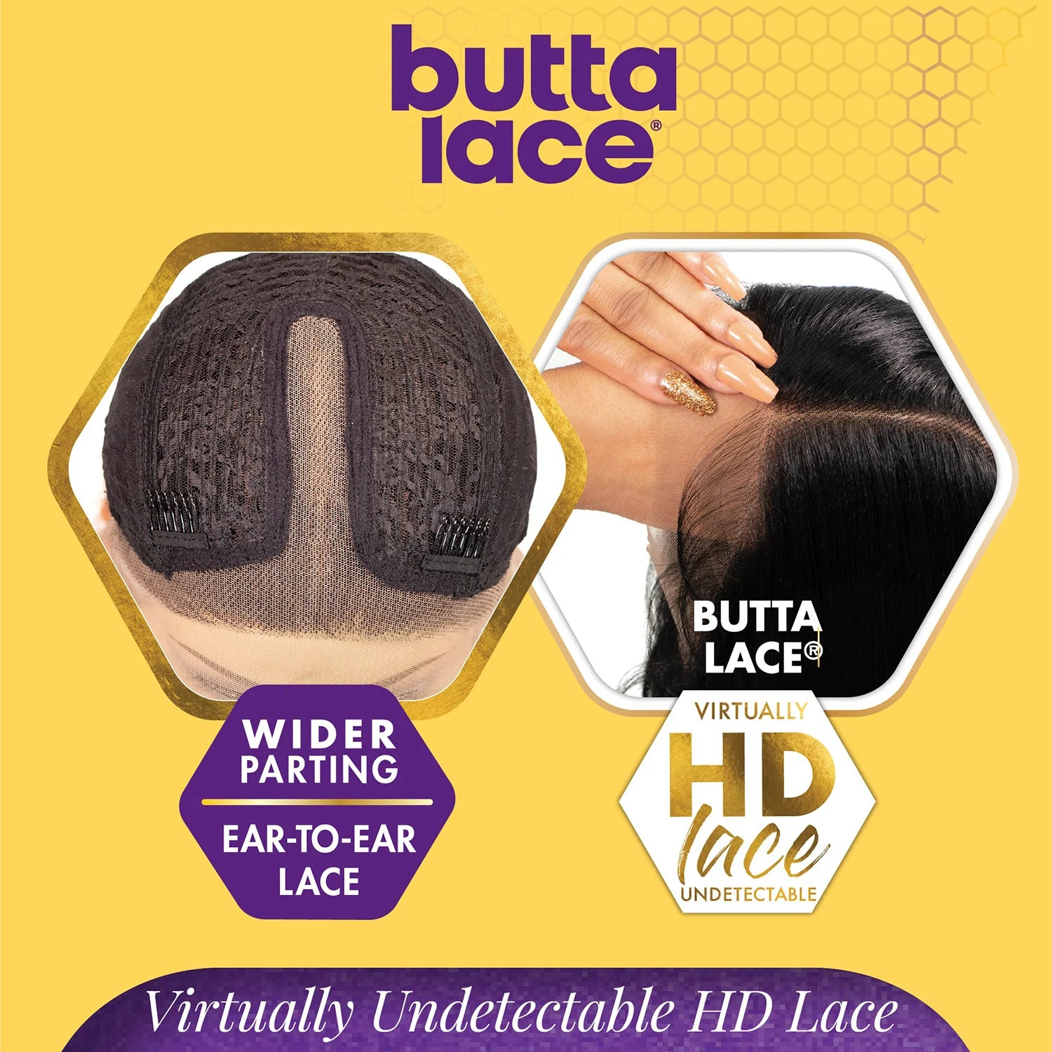 Sensationnel Butta Lace HD Lace Front Wig Unit 32 - Long, Realistic Hairline, Soft Waves, Easy to Style