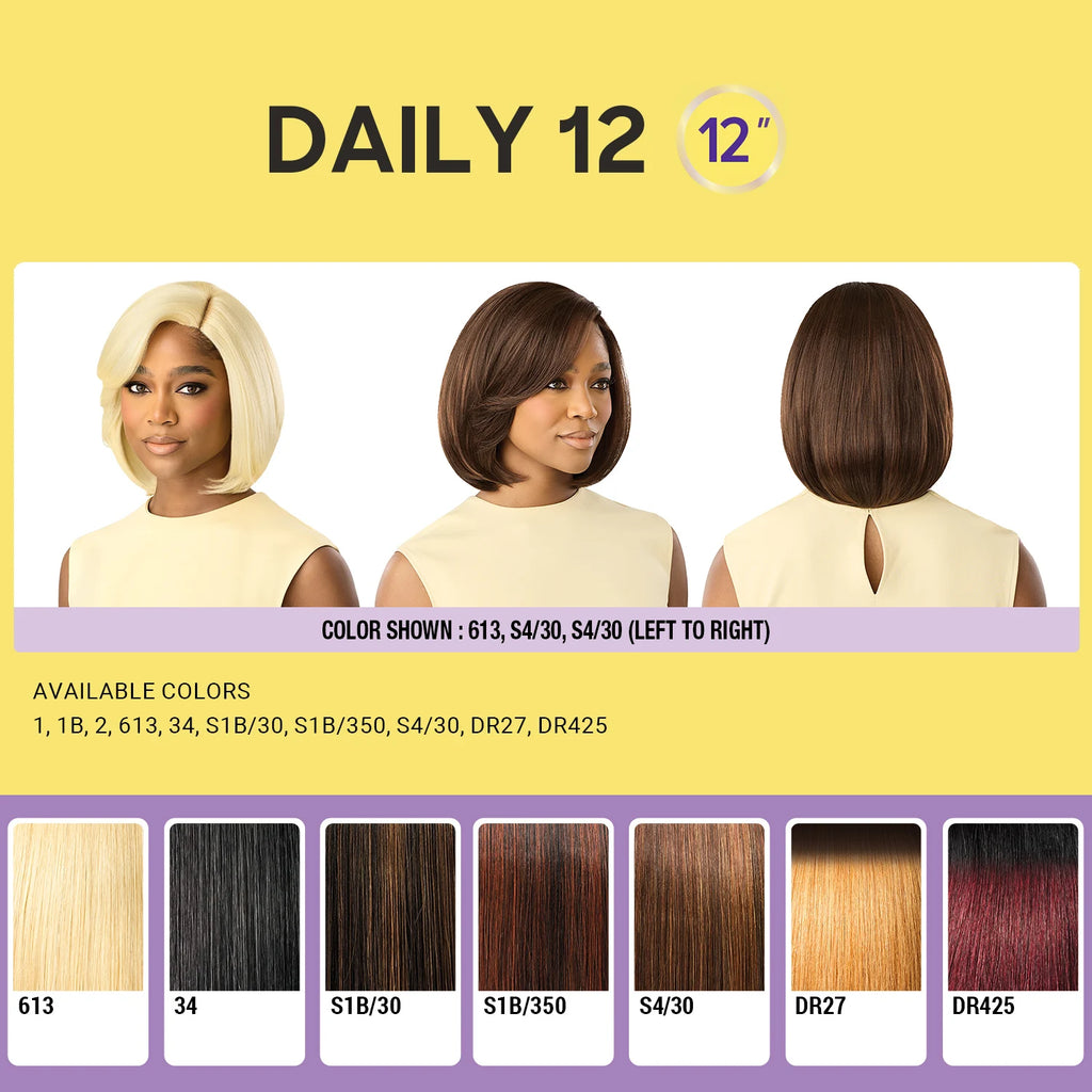 Outre The Daily Synthetic Wig Style N Dash 3" Deep Lace Part Wig Daily 12