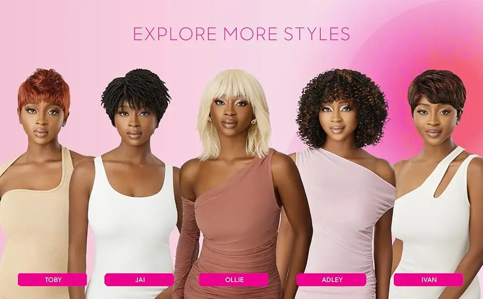 Outre Wigpop Full Wig Jasmiyah – Wig with Bang, Body Wave, Blow Out, Ready-to-Wear, Natural Look