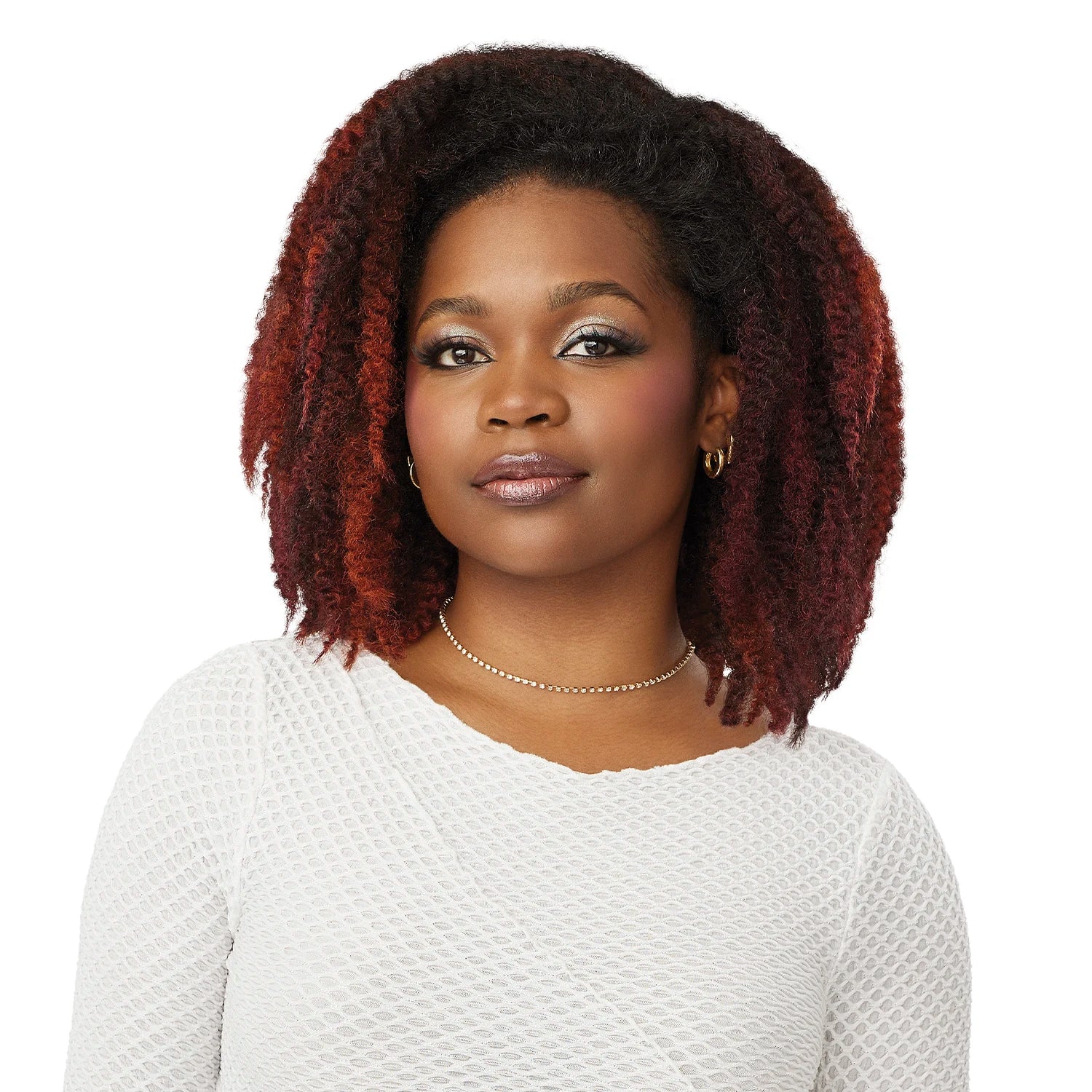 Outre Half Wig Synthetic Quick Weave Marlie