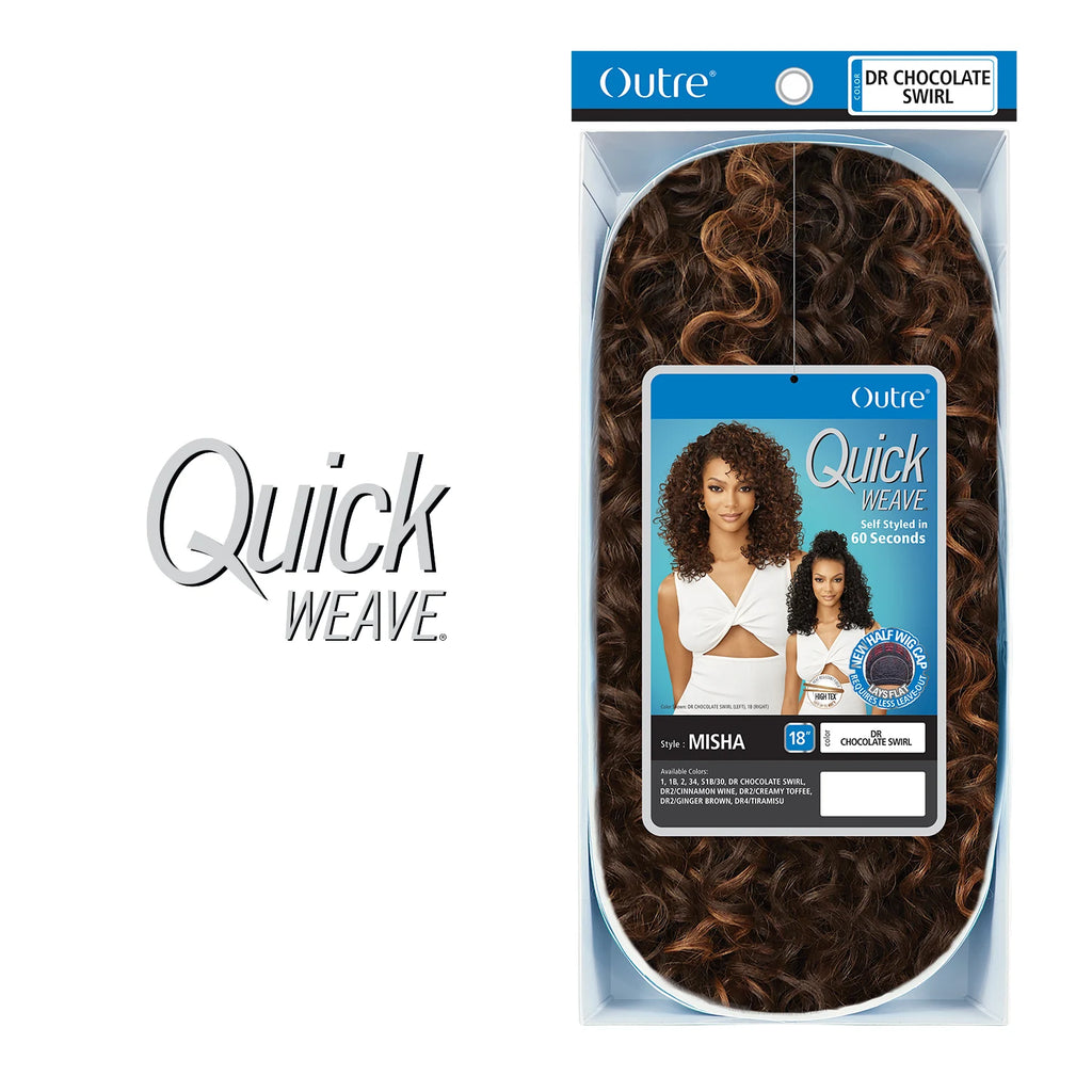 Outre Synthetic Half Wig Quick Weave Misha
