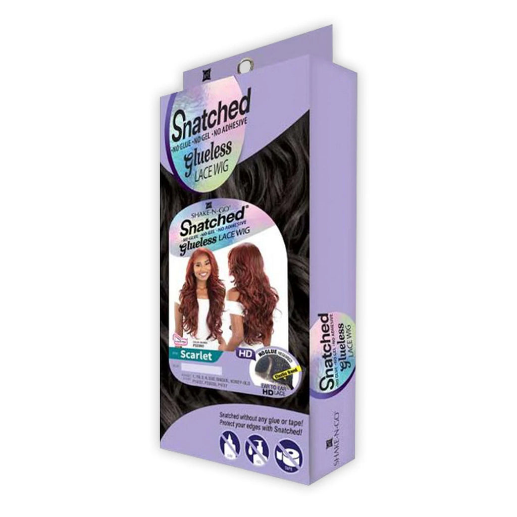 Shake-N-Go HD Lace Frontal Synthetic Wig Snatched Glueless Scarlet