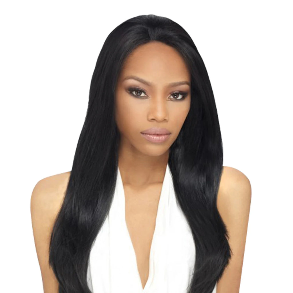 Outre Premium Purple Pack Human Hair Weave Yaki – Premium Quality, Soft & Smooth, Natural Feel, Easy to Style
