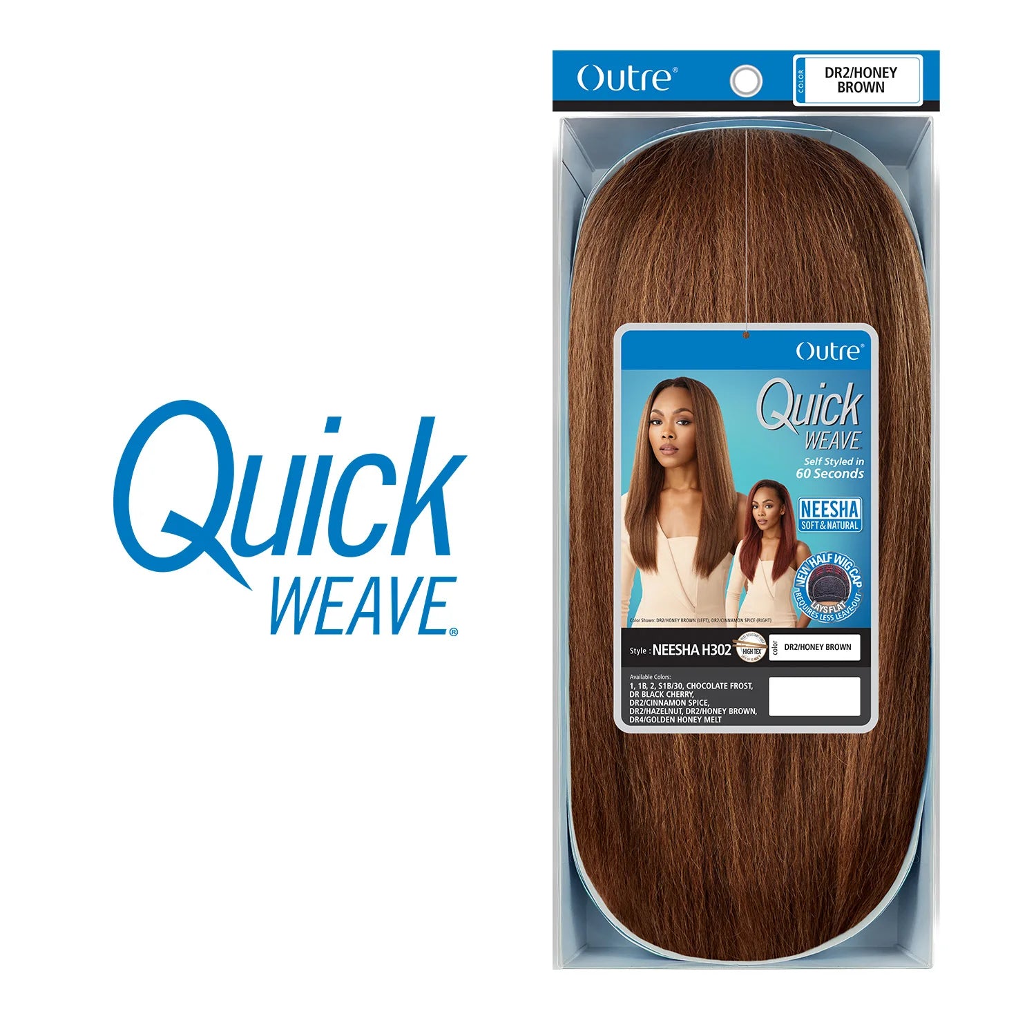 Outre Synthetic Half Wig Quick Weave Neesha H302