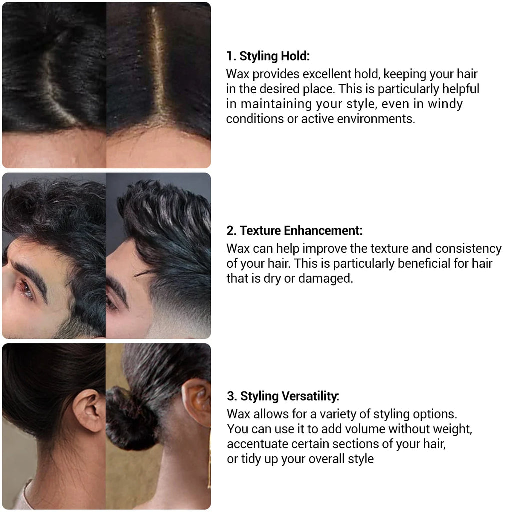 Studio Limited Hair Wax Stick Max Hold 2.7oz/ 76g - Ultimate Control, Strong Hold, Long-Lasting Styles