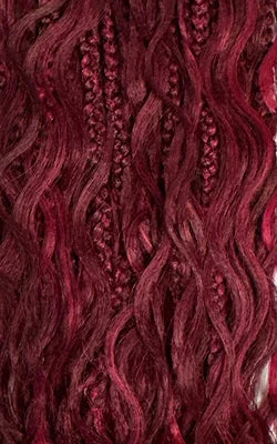 FreeTress Synthetic Crochet Braids 3X Water Curl Boho Braids 22"