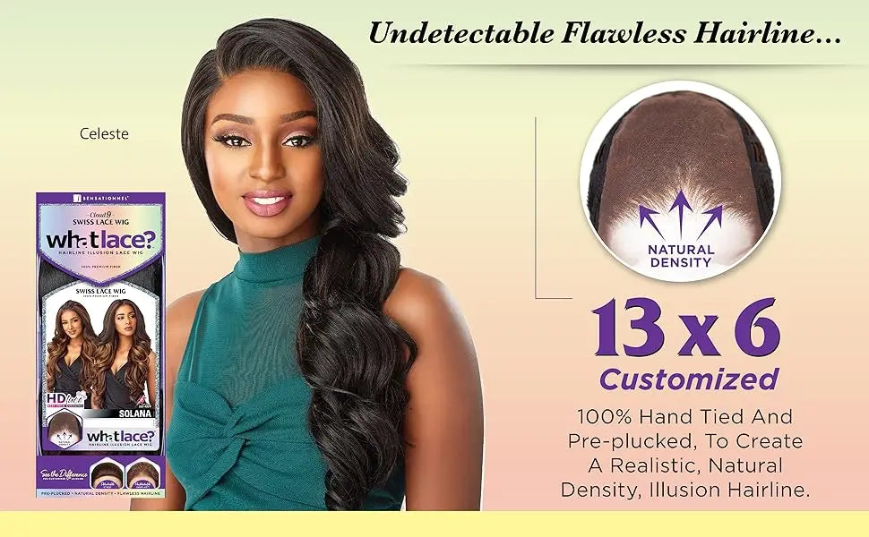Sensationnel Cloud 9 What Lace HD Lace Front Wig 13X6 Keshona - Bob, Natural Hairline, Soft Texture, Effortless Style