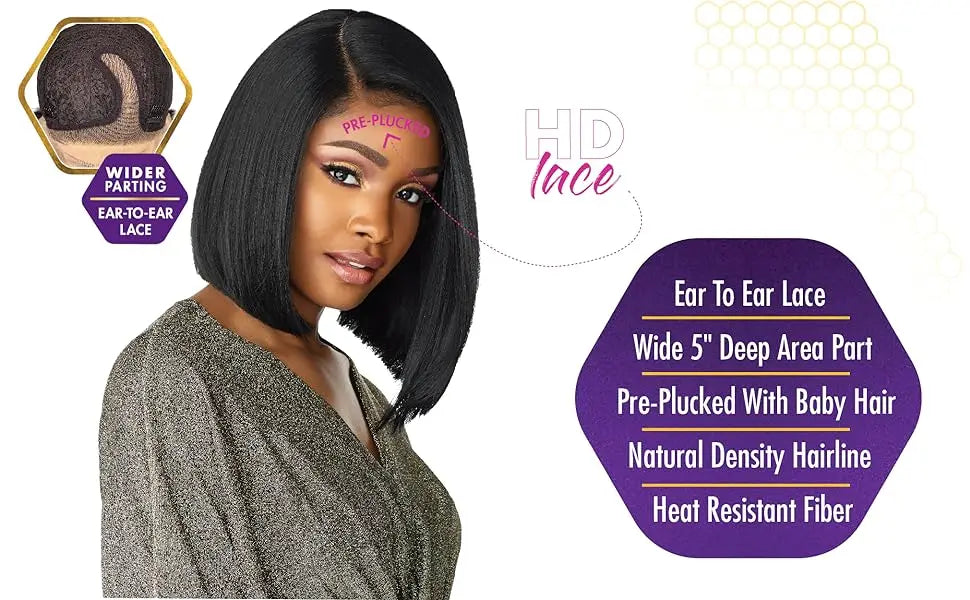 Sensationnel Butta Lace HD Lace Front Wig Unit 20 - Long, Soft Texture, Natural Look, Easy to Style