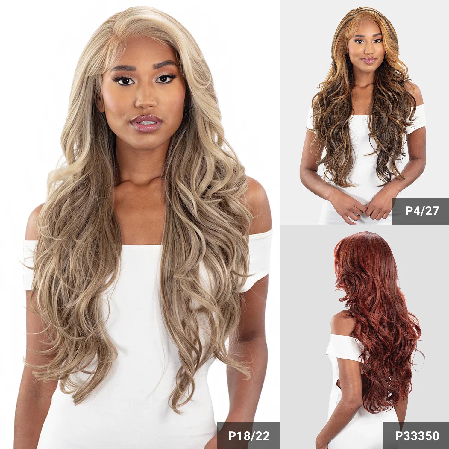 Shake-N-Go HD Lace Frontal Synthetic Wig Snatched Glueless Scarlet