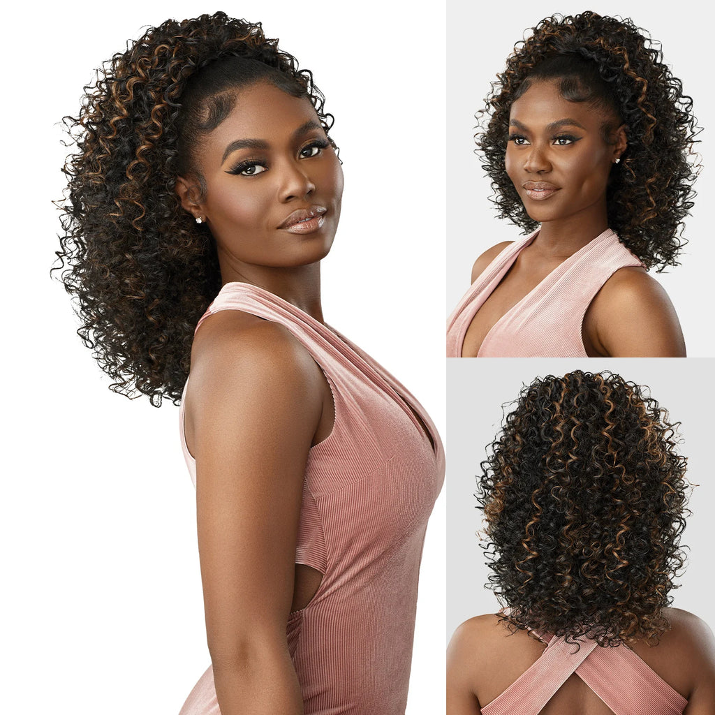 Outre Drawstring Ponytail Pretty Quick Pony Amberly