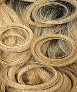 Janet Collection Human Hair Blend HD Lace Front Wig 360 Glueless Melt Hand-Tied 13X6 Frontal Part Tiva - Synthetic