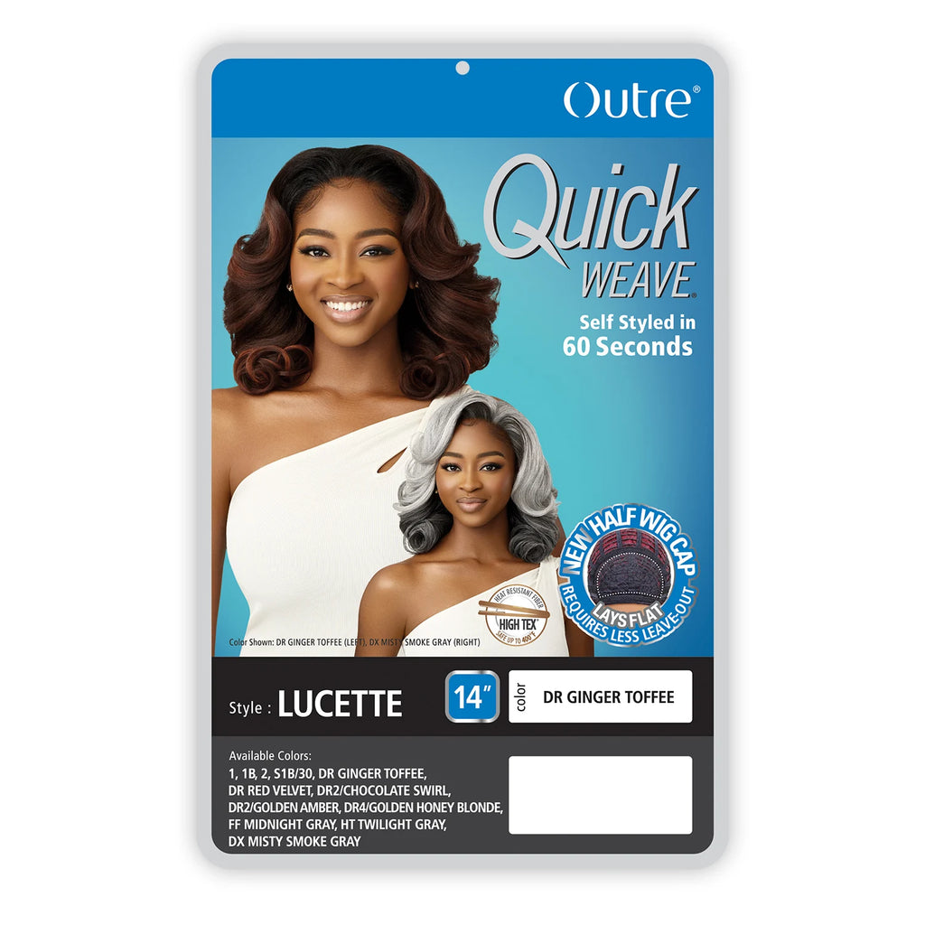 Outre Synthetic Half Wig Quick Weave Lucette
