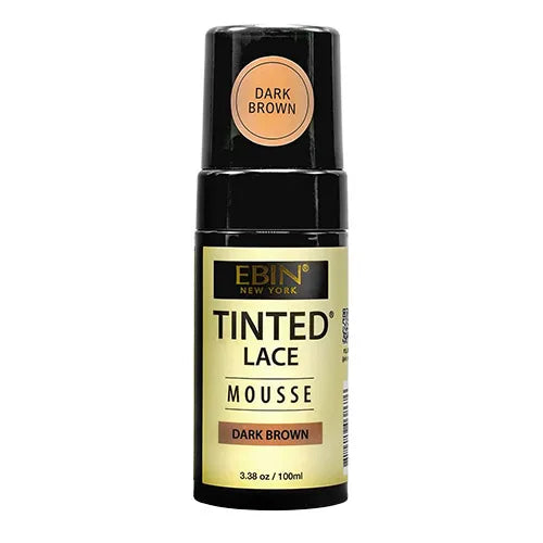 Ebin New York Tinted Lace Mousse 3.38oz/ 100ml - Smooth Application, Natural Finish, Perfect for Blending Lace
