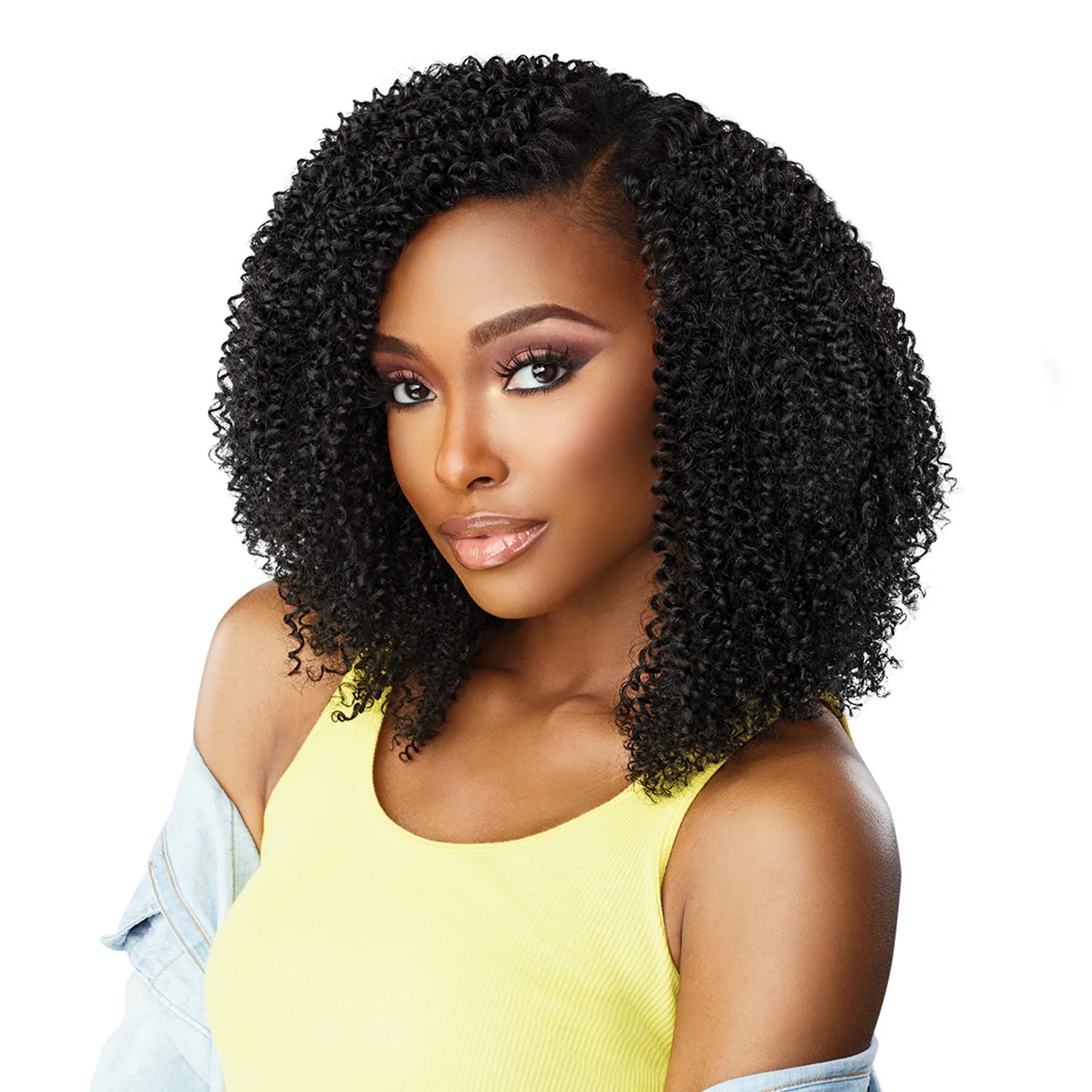 Sensationnel Synthetic Textured Clip-Ins Weave Curls Kinks N Co Game Changer 10"(9Pcs)