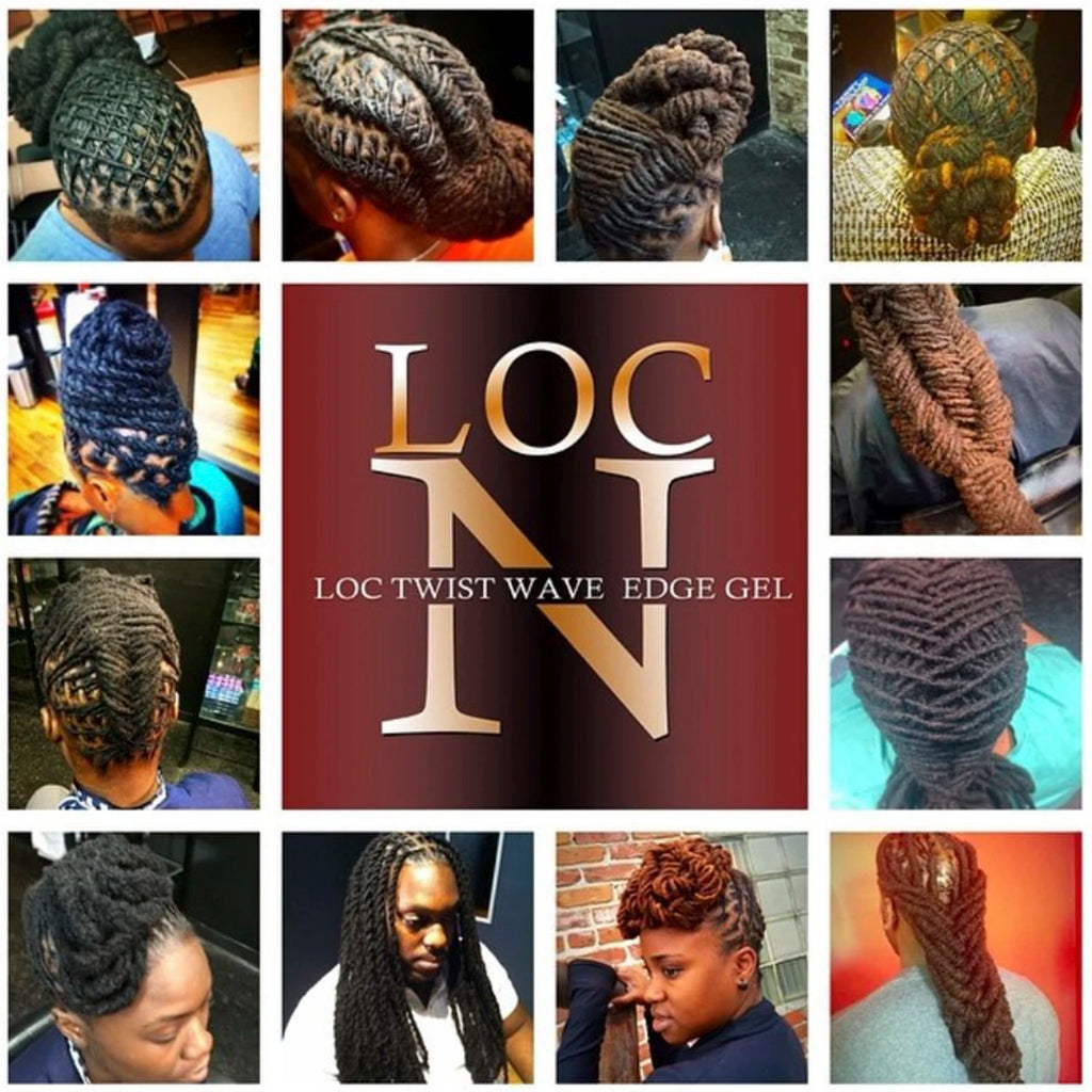 Loc N Loc Twists Braids Wave Edge Gel Extra Hold 16oz/ 448ml