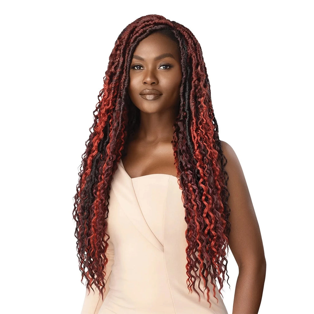 Outre Synthetic Crochet Braids X-Pression Twisted Up 3X Original Boho Goddess Locs 24"