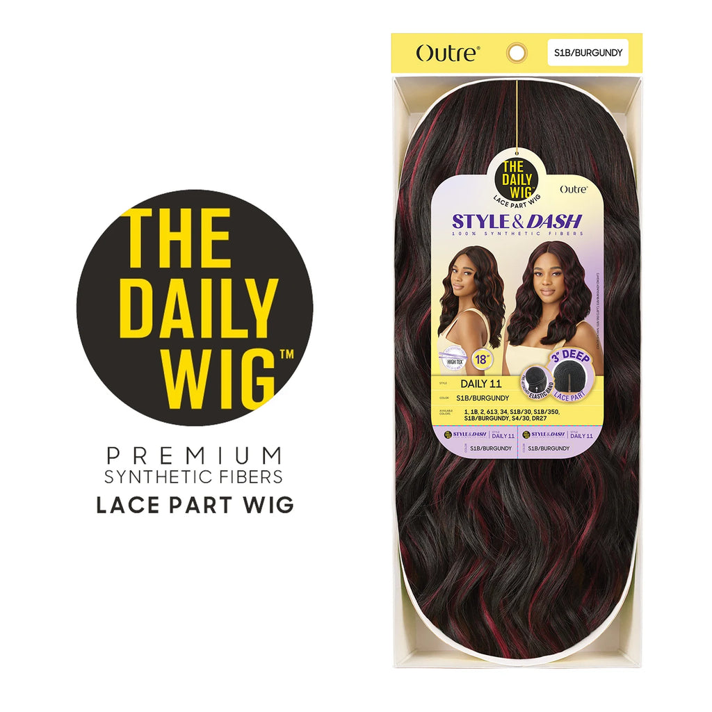 Outre The Daily Synthetic Wig Style N Dash 3" Deep Lace Part Wig Daily 11