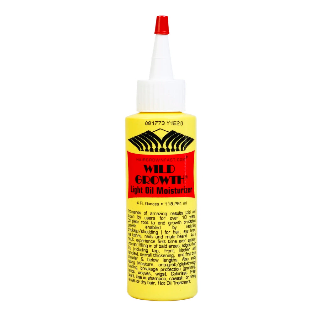 2Pack Deal Wild Growth Light Oil Moisturizer 4oz - Promotes Growth, Nourishes Scalp, Adds Shine & Softness
