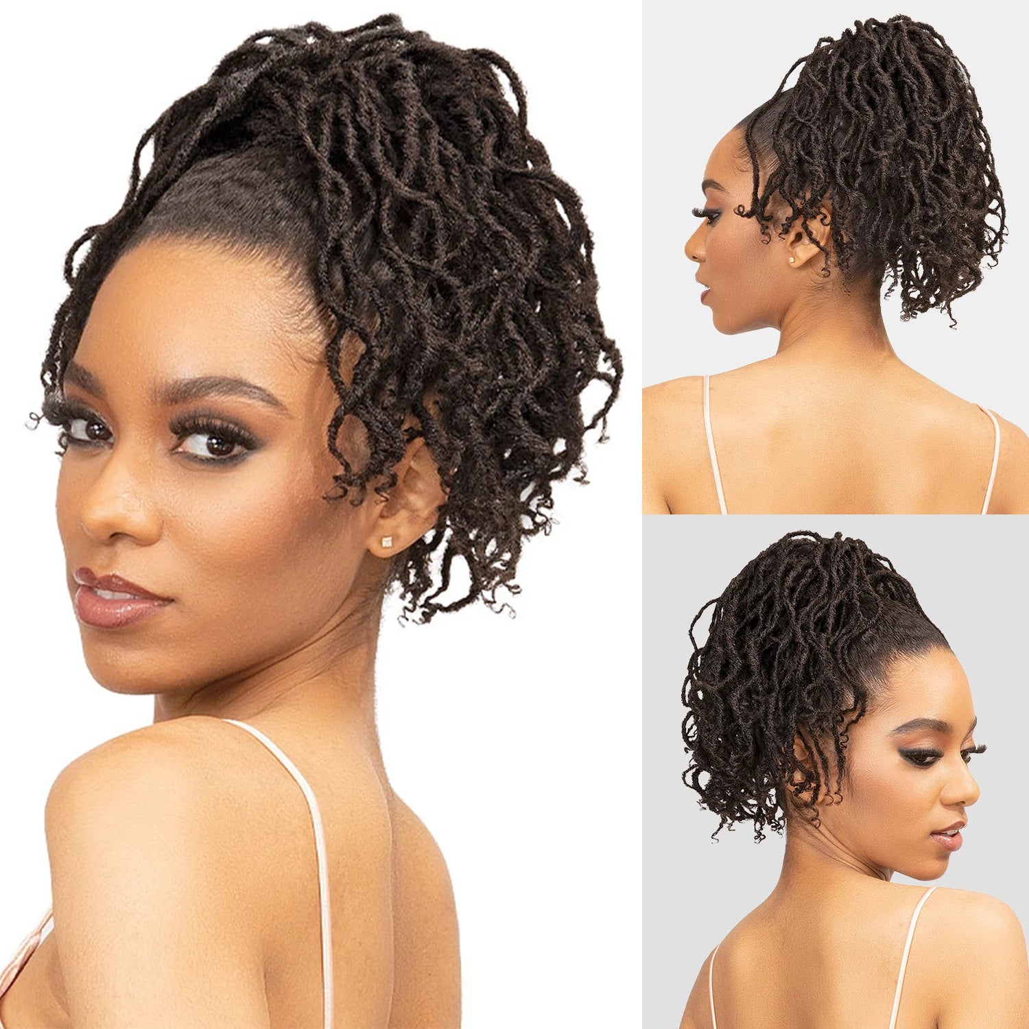 Janet Collection Synthetic Ponytail Remy Illusion Braid Pony Macon