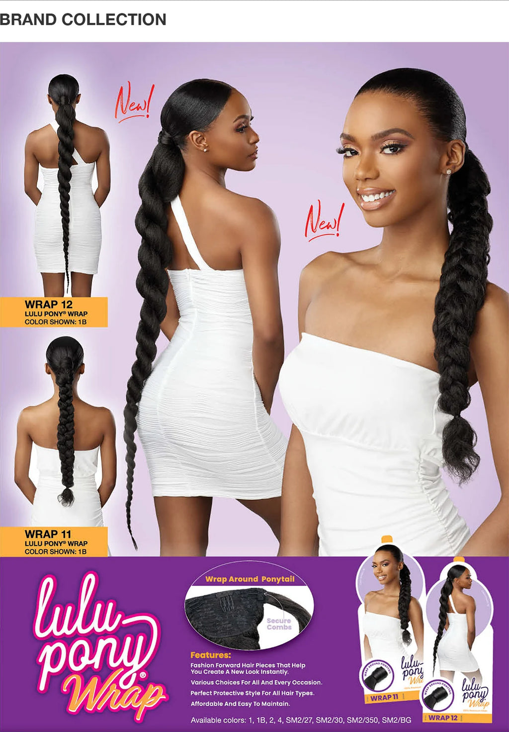 Sensationnel Synthetic Ponytail Lulu Pony Wrap 11