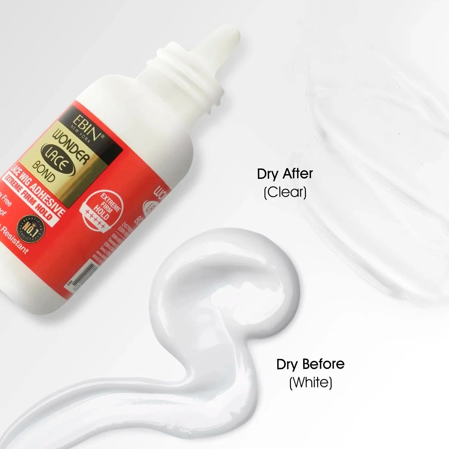 Ebin New York Wonder Lace Bond 1.18oz - Strong Hold, Quick Drying, Ideal for Daily Wear