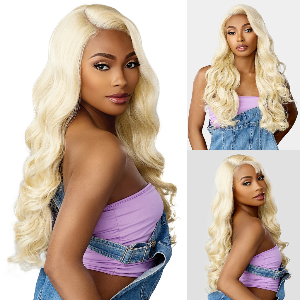 Sensationnel HD Lace Front Synthetic Wig Butta Lace Glueless 90'S Bangs Unit 905