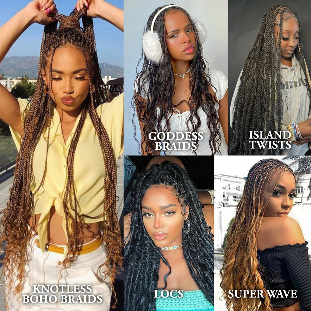 Sensationnel Human Hair Braids Empire Deep Bulk 22"