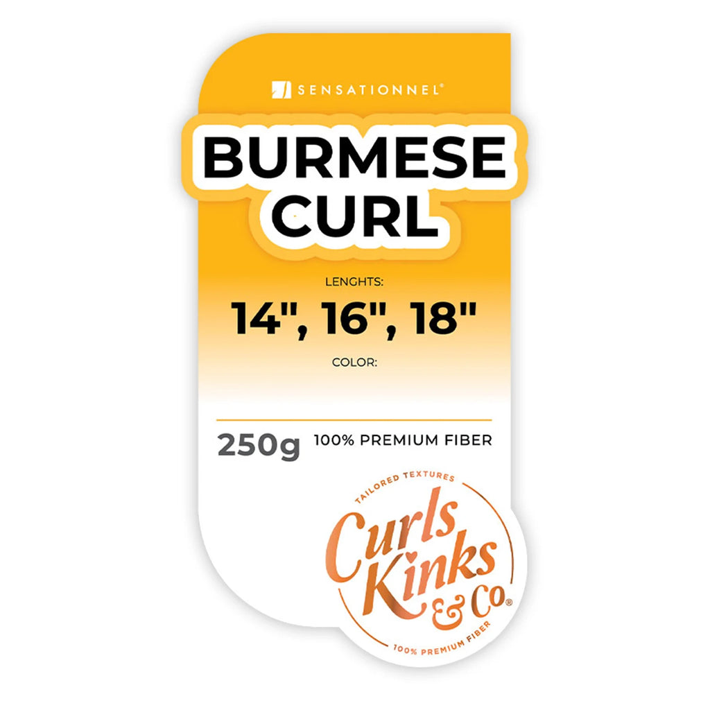 Sensationnel Synthetic Weave Curls Kinks N Co Bundles 3X Multi Pack Burmese Curl [14"16"18"]