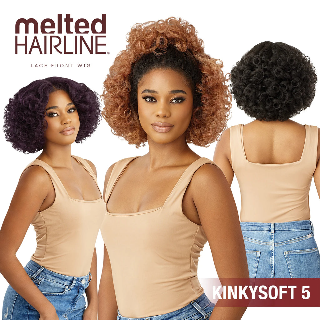 Outre HD Lace Front Synthetic Wig Melted Hairline Glueless KinkySoftedges Kinkysoft 5